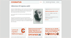 Desktop Screenshot of cognatus.se